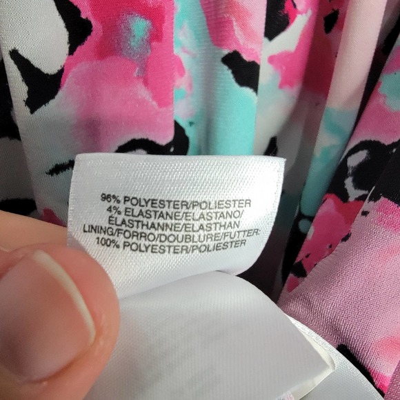 M Black Label by Evan Picone Floral blouse CC - Picture 7 of 10